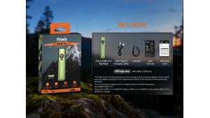 Fenix E06R Pro - Lanternă EDC Flat - 1600 Lumeni - 160 Metri - Olive Drab